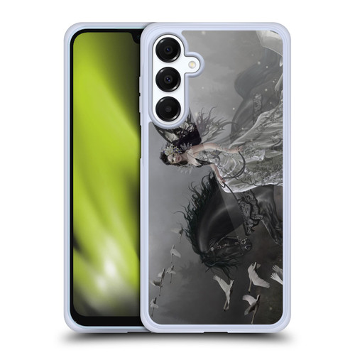 Nene Thomas Gothic Fairy On Horse With Swans Soft Gel Case for Samsung Galaxy A16 5G & MagSafe