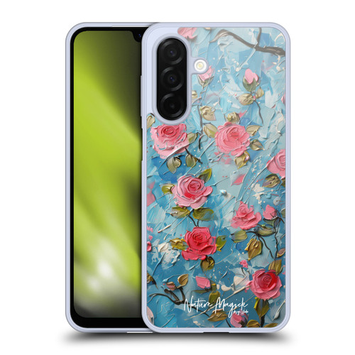 Nature Magick Paint Blobs Roses Soft Gel Case for Samsung Galaxy A26 5G