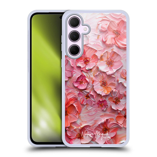Nature Magick Paint Blobs Poppy Soft Gel Case for Samsung Galaxy A35 5G