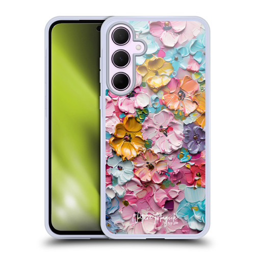 Nature Magick Paint Blobs Pretty Soft Gel Case for Samsung Galaxy A35 5G