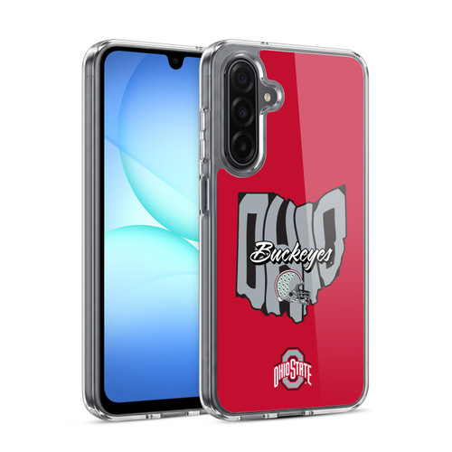 Ohio State University Football Graphics Map Soft Gel Case for Samsung Galaxy A17 4G / 5G
