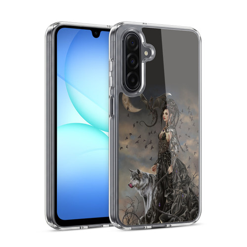 Nene Thomas Crescents Gothic Fairy Woman With Wolf Soft Gel Case for Samsung Galaxy A17 4G / 5G