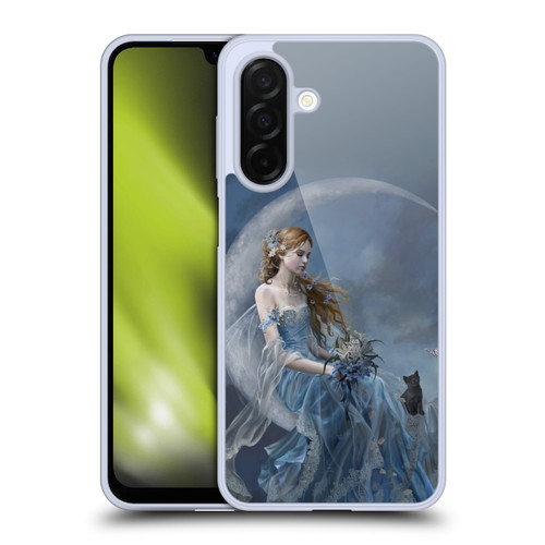 Nene Thomas Crescents Blue Fairy On Moon Kitten Soft Gel Case for Samsung Galaxy A26 5G