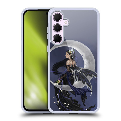 Nene Thomas Crescents Solace Fairy Sitting On Moon Soft Gel Case for Samsung Galaxy A35 5G