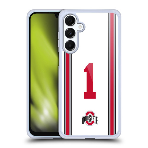 Ohio State University Jersey Football Away Soft Gel Case for Samsung Galaxy A16 5G & MagSafe