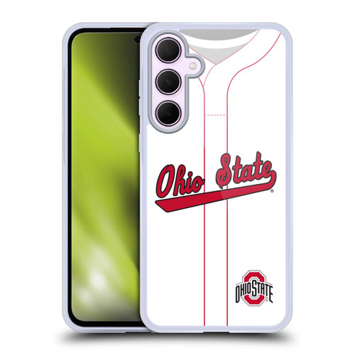 Ohio State University Jersey Baseball Home Soft Gel Case for Samsung Galaxy A35 5G