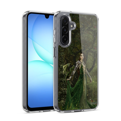 Nene Thomas Deep Forest Green Dragon Witch Of Fate Soft Gel Case for Samsung Galaxy A17 4G / 5G