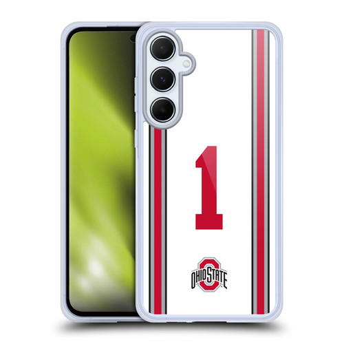Ohio State University Jersey Football Away Soft Gel Case for Samsung Galaxy A55 5G