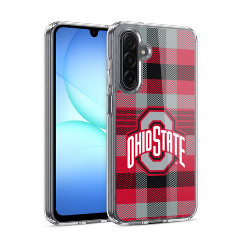Ohio State University Logo Plaid Soft Gel Case for Samsung Galaxy A17 4G / 5G