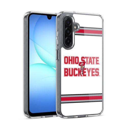 Ohio State University Logo White Stripes Soft Gel Case for Samsung Galaxy A17 4G / 5G