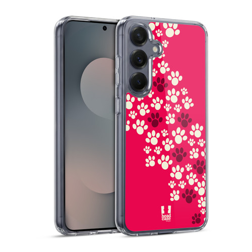 Head Case Designs Paws Migrating Soft Gel Case for Samsung Galaxy S25 & MagSafe