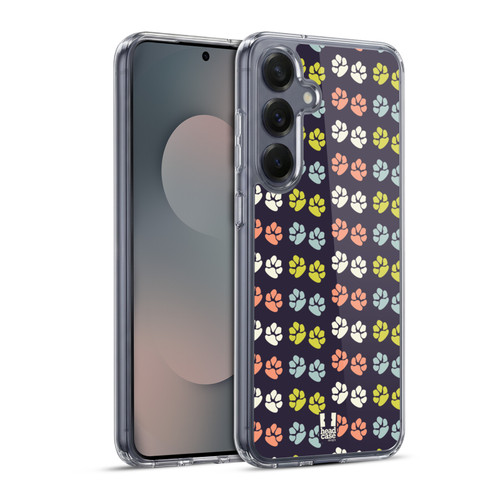 Head Case Designs Paws Retro Soft Gel Case for Samsung Galaxy S25+ & MagSafe