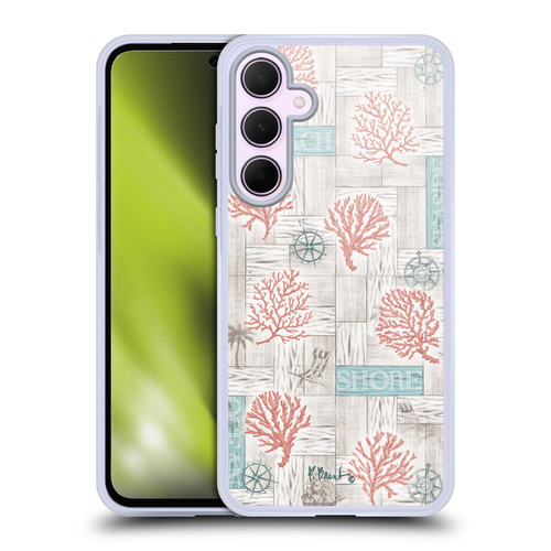 Paul Brent Coastal Coral Azul Soft Gel Case for Samsung Galaxy A35 5G