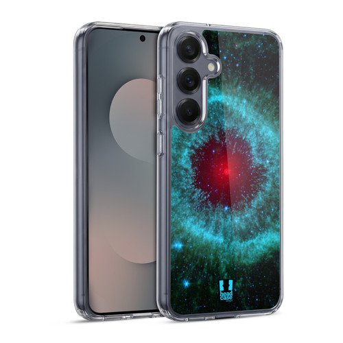 Head Case Designs Outerspace Helix Nebula Soft Gel Case for Samsung Galaxy S25 & MagSafe