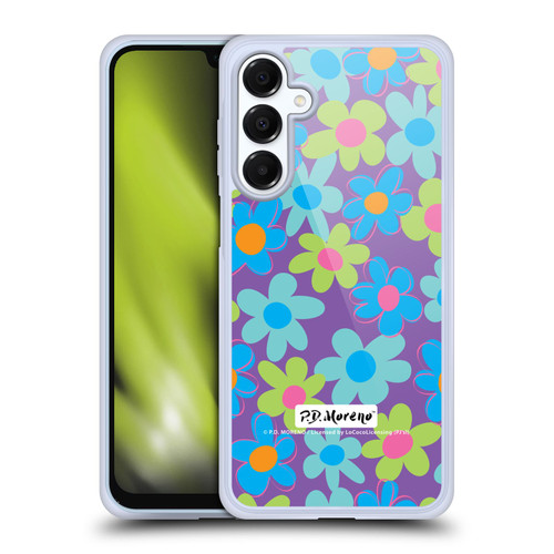 P.D. Moreno Patterns Purple Soft Gel Case for Samsung Galaxy A16 5G & MagSafe