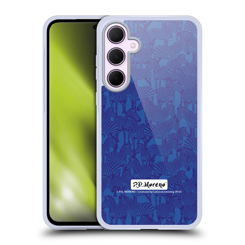 P.D. Moreno Patterns Zebra Soft Gel Case for Samsung Galaxy A35 5G
