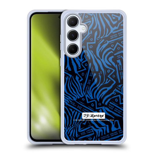 P.D. Moreno Patterns Tribal Zebra Soft Gel Case for Samsung Galaxy A55 5G