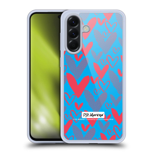 P.D. Moreno Patterns Hearts 2 Soft Gel Case for Samsung Galaxy A56 5G