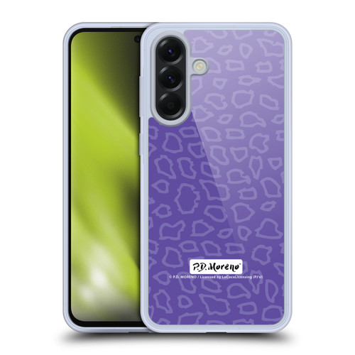 P.D. Moreno Patterns Purple Leopard Soft Gel Case for Samsung Galaxy A56 5G