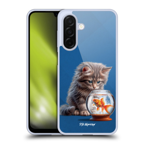 P.D. Moreno Play Cat Artwork Goldfish Soft Gel Case for Samsung Galaxy A26 5G