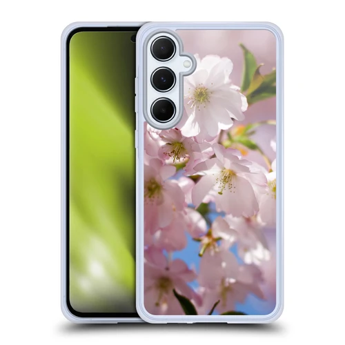 PLdesign Flowers And Leaves Spring Blossom Soft Gel Case for Samsung Galaxy A55 5G