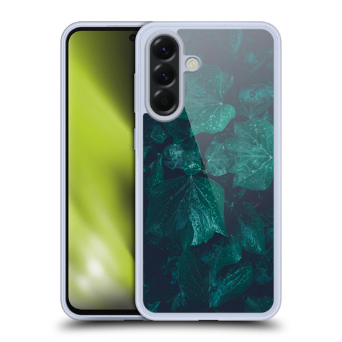 PLdesign Flowers And Leaves Dark Emerald Green Ivy Soft Gel Case for Samsung Galaxy A56 5G