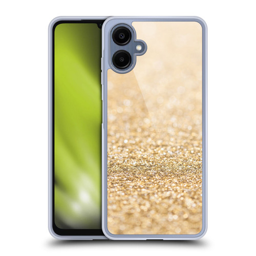 PLdesign Glitter Sparkles Champagne Gold Soft Gel Case for Samsung Galaxy A06 4G / 5G