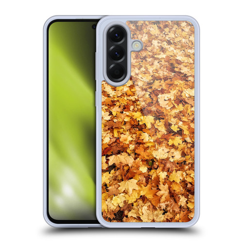 PLdesign Flowers And Leaves Fall Maple Soft Gel Case for Samsung Galaxy A56 5G