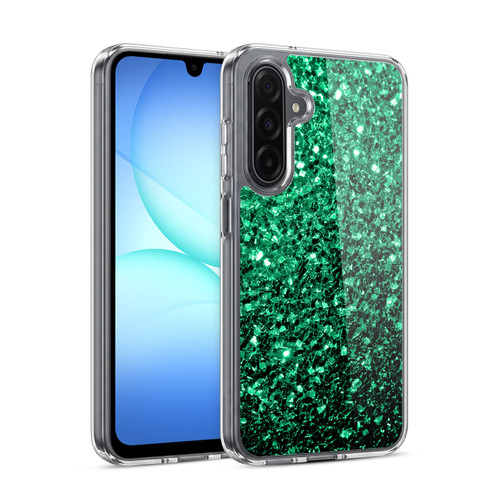 PLdesign Glitter Sparkles Emerald Green Soft Gel Case for Samsung Galaxy A17 4G / 5G