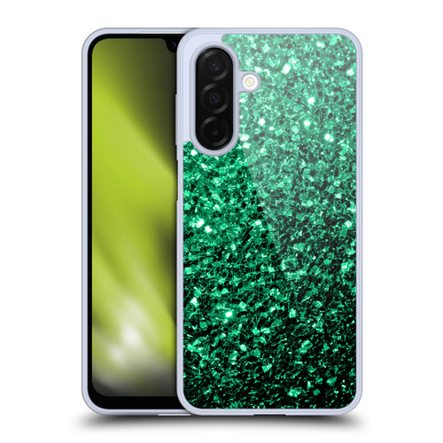PLdesign Glitter Sparkles Emerald Green Soft Gel Case for Samsung Galaxy A26 5G