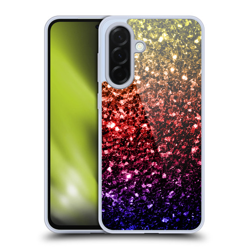 PLdesign Glitter Sparkles Rainbow Soft Gel Case for Samsung Galaxy A36 5G
