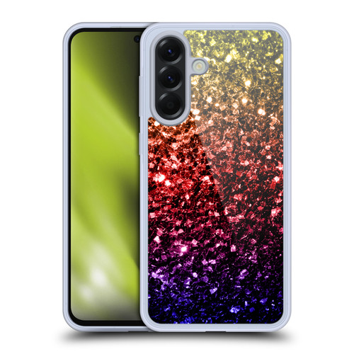 PLdesign Glitter Sparkles Rainbow Soft Gel Case for Samsung Galaxy A56 5G