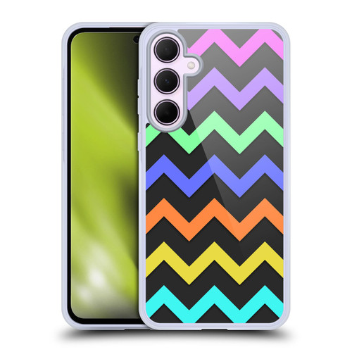 PLdesign Geometric Zigzag Soft Gel Case for Samsung Galaxy A35 5G