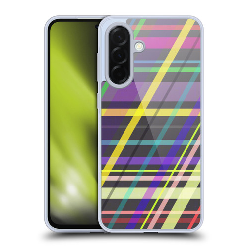 PLdesign Geometric Crossing Lines Soft Gel Case for Samsung Galaxy A36 5G