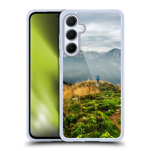 Patrik Lovrin Wanderlust Exploring New Locations Soft Gel Case for Samsung Galaxy A55 5G