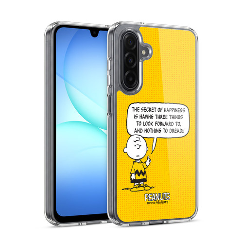 Peanuts Charlie Brown Happiness Soft Gel Case for Samsung Galaxy A17 4G / 5G