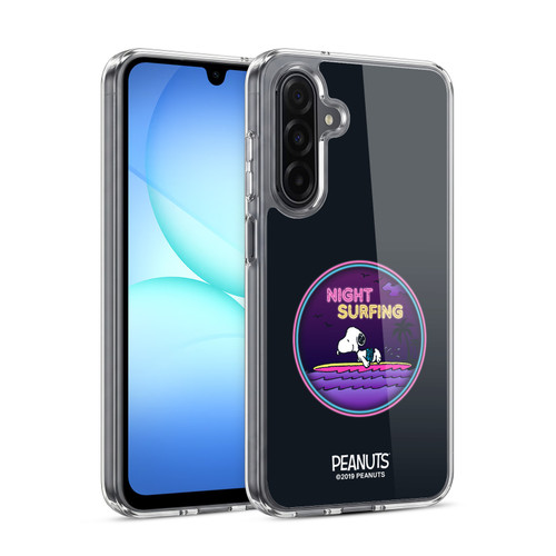 Peanuts Snoopy Aloha Disco Night Surfer Soft Gel Case for Samsung Galaxy A17 4G / 5G