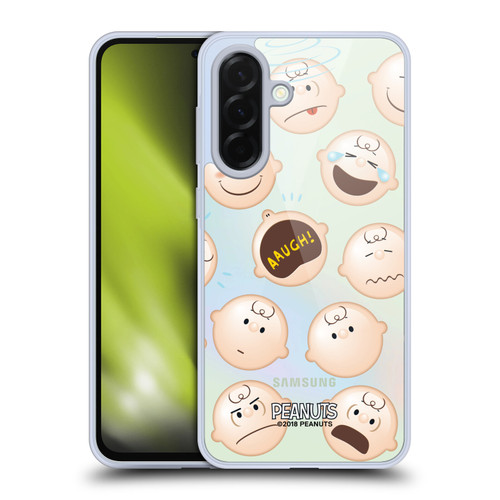 Peanuts Character Patterns Charlie Brown Soft Gel Case for Samsung Galaxy A36 5G