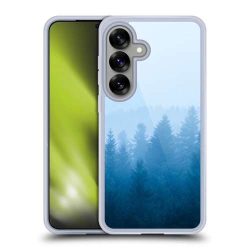 Patrik Lovrin Magical Foggy Landscape Fog Over Forest Soft Gel Case for Samsung Galaxy S25 & MagSafe