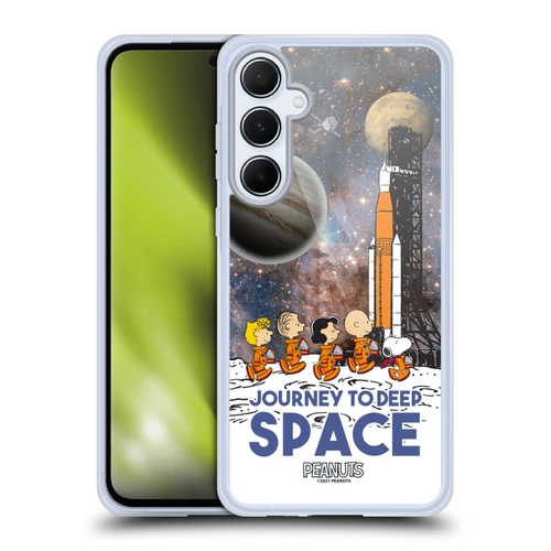Peanuts Secrets Of Apollo 10 Journey to Deep Space Soft Gel Case for Samsung Galaxy A55 5G