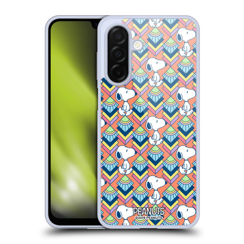 Peanuts Snoopy Deco Dreams Orange Pattern Soft Gel Case for Samsung Galaxy A26 5G