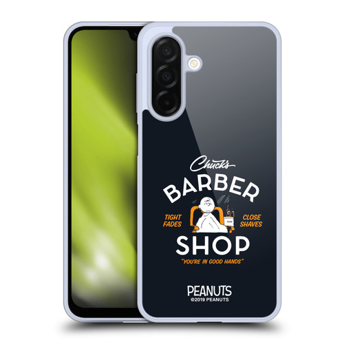 Peanuts Chuck's Barber Shop Charlie Brown Soft Gel Case for Samsung Galaxy A26 5G