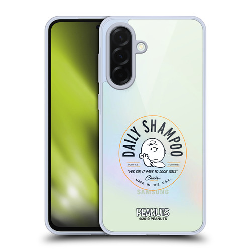 Peanuts Chuck's Barber Shop Charlie Brown Shampoo Soft Gel Case for Samsung Galaxy A36 5G