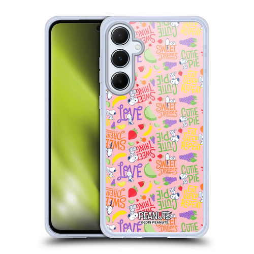 Peanuts Naturally Sweet Sweet Snoopy Soft Gel Case for Samsung Galaxy A55 5G