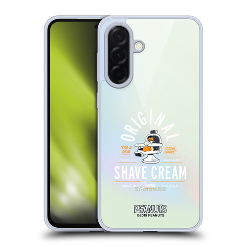 Peanuts Chuck's Barber Shop Snoopy Shave Cream Soft Gel Case for Samsung Galaxy A36 5G