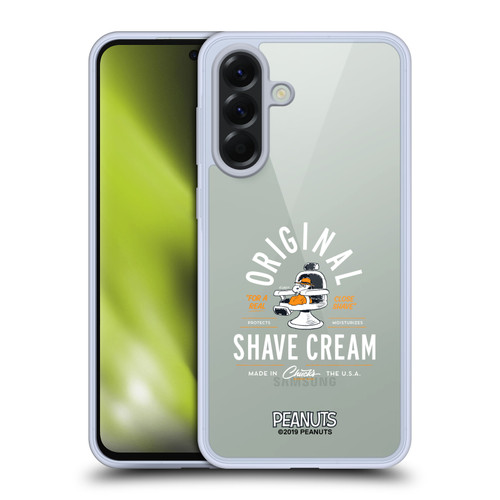 Peanuts Chuck's Barber Shop Snoopy Shave Cream Soft Gel Case for Samsung Galaxy A56 5G