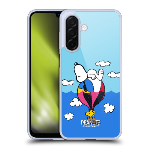 Peanuts Halfs And Laughs Snoopy & Woodstock Balloon Soft Gel Case for Samsung Galaxy A26 5G