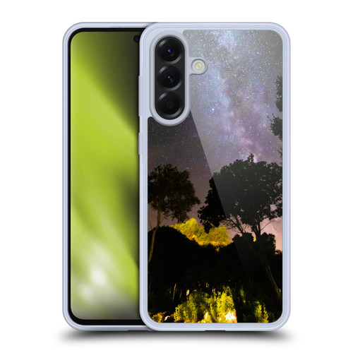 Patrik Lovrin Night Sky Trees Landscape With Milky Way Soft Gel Case for Samsung Galaxy A56 5G
