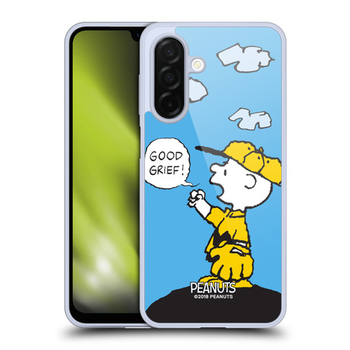 Peanuts Charlie Brown Good Grief Soft Gel Case for Samsung Galaxy A26 5G