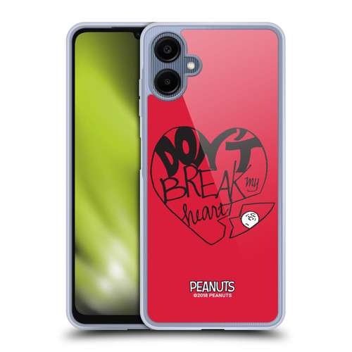 Peanuts Sealed With A Kiss Don't Break My Heart Soft Gel Case for Samsung Galaxy A06 4G / 5G
